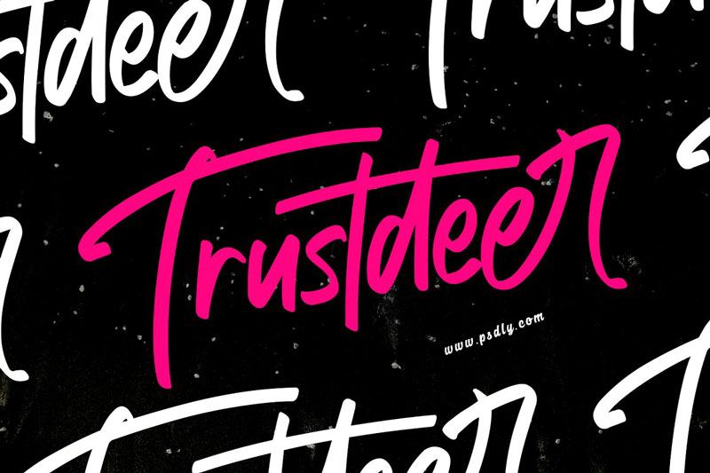 Trustdeer Handbrush Font 4774348