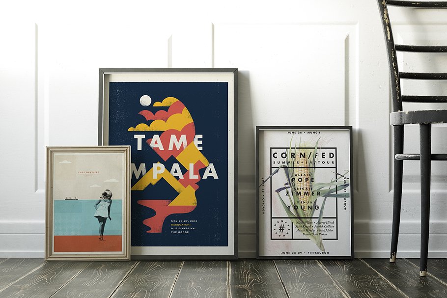 Poster Frame Mockup Set