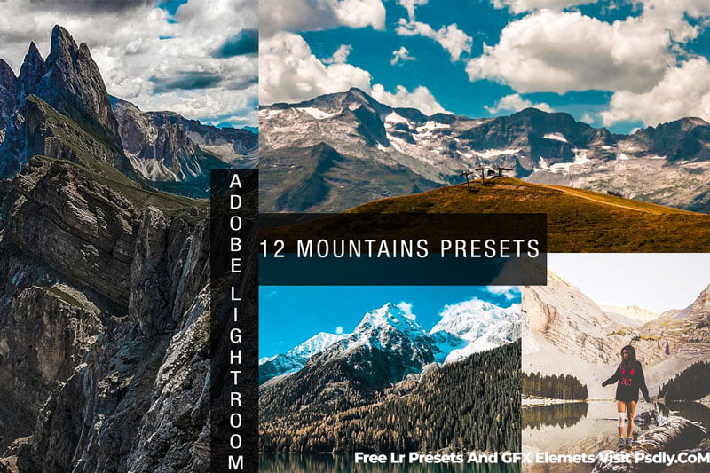 12 Mountains Lightroom Presets 4830949