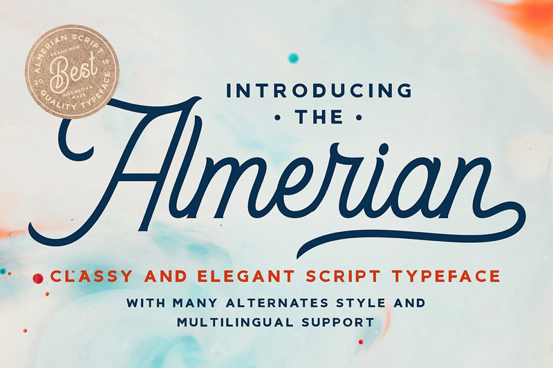 Almerian Script Font