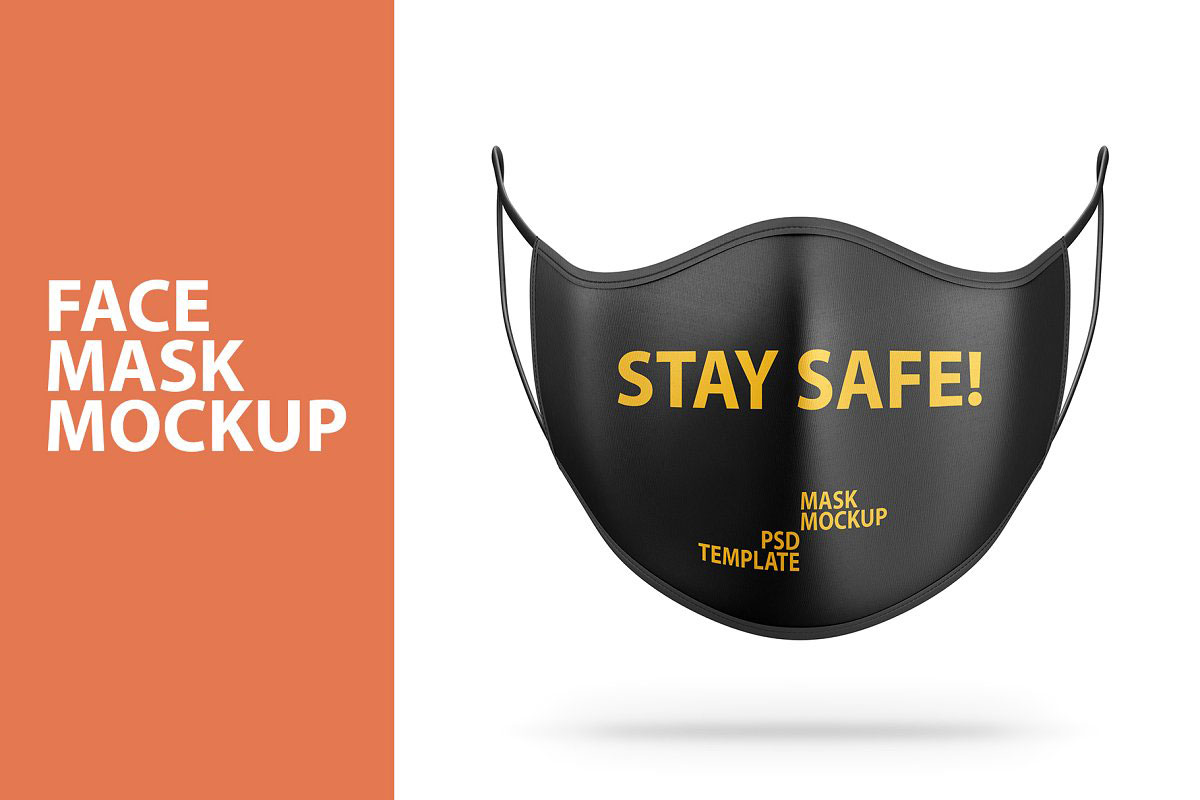 Anti Pollution Face Mask PSD Mockup 4872466