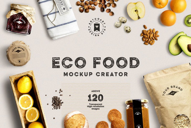 Eco Food Mockup Creator 1515954 Free