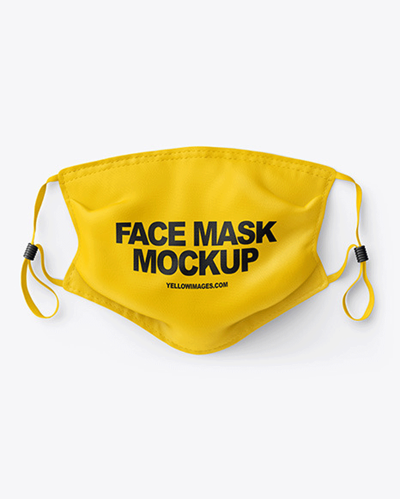 Face Mask Mockup 6086