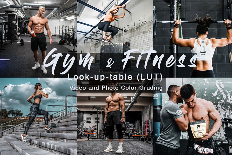 Gym 2526 Fitness Sport LUTs 255BLighroom Presets255D