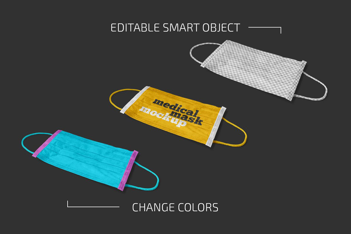 Medical Mask Mockup Set 4852071