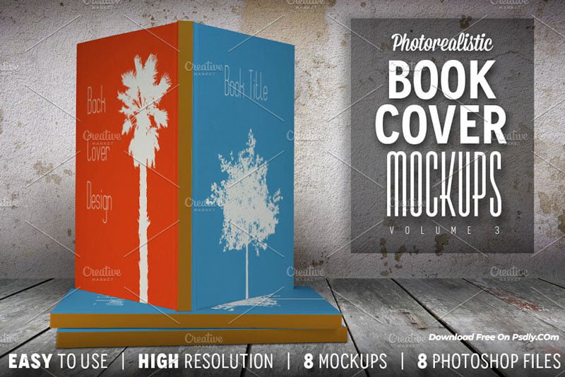 Photorealistic Book Cover Mockups 03 139359