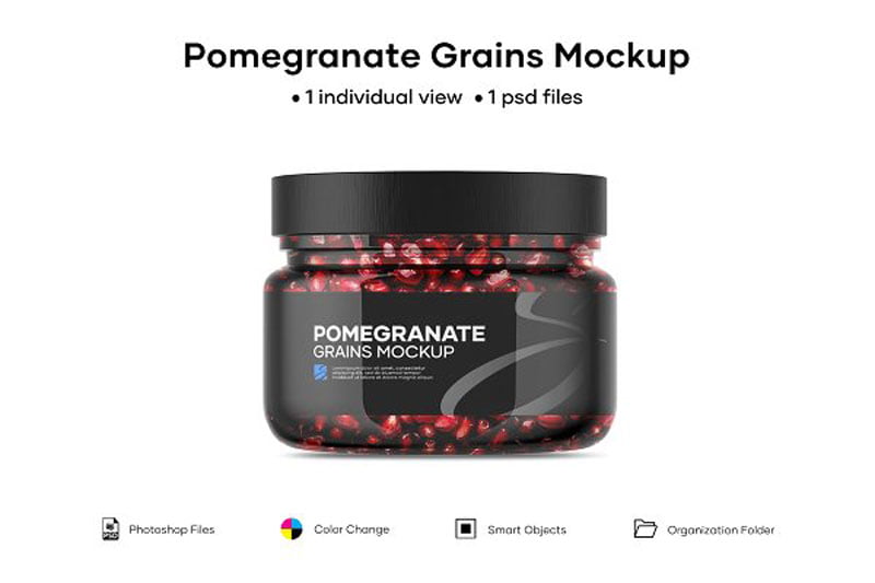 Pomegranate Grains Mockup 4972530 Download