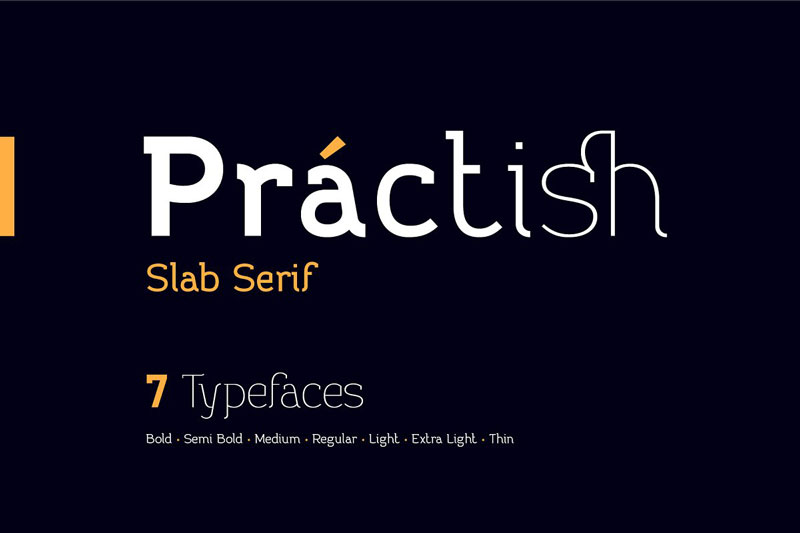 Practish font family
