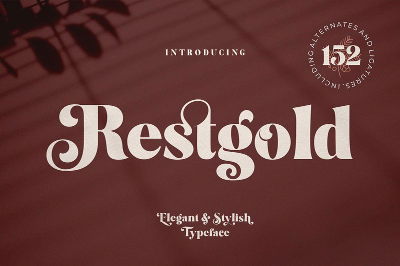 Restgold Serif Font