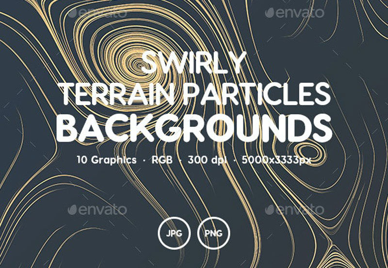 Swirly Terrain Particles Backgrounds 26327438