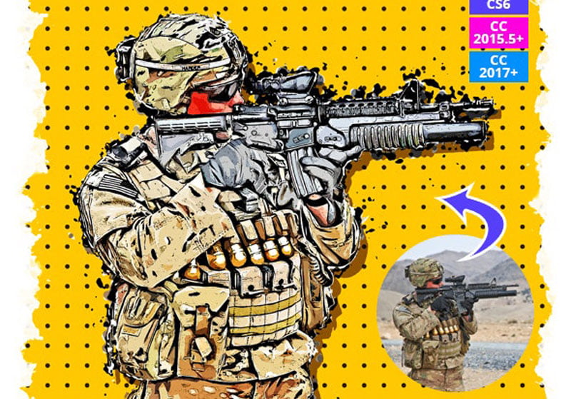 Vector Sketch Photoshop Action 26519972