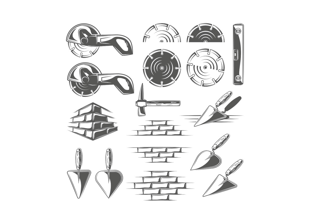 9 Construction Logos Templates Vol.2