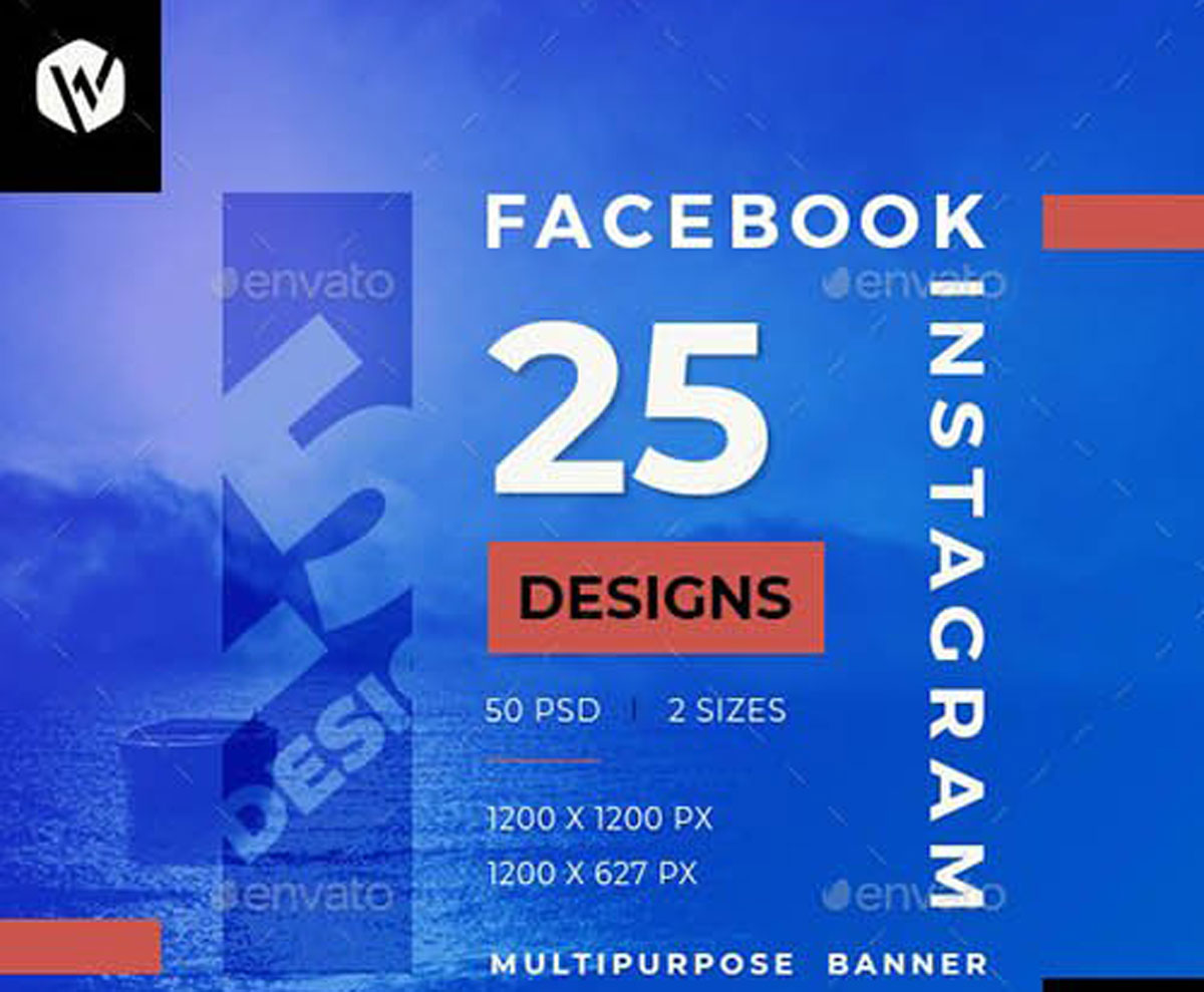 25 Facebook & Instagram Multipurpose Banners 26649737