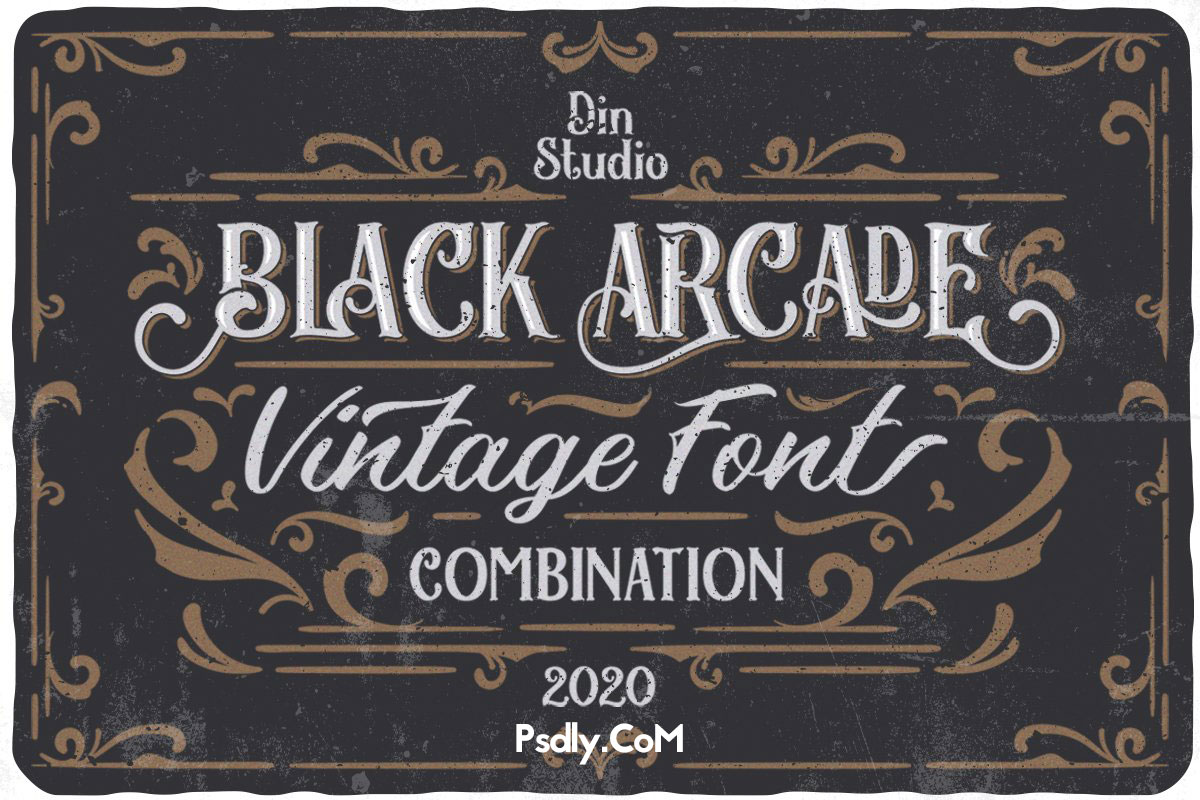 Black Arcade - Font Pack