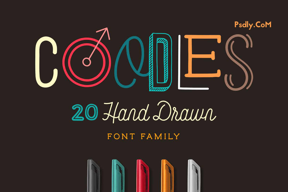 Coodles Hand Drawn Font Family