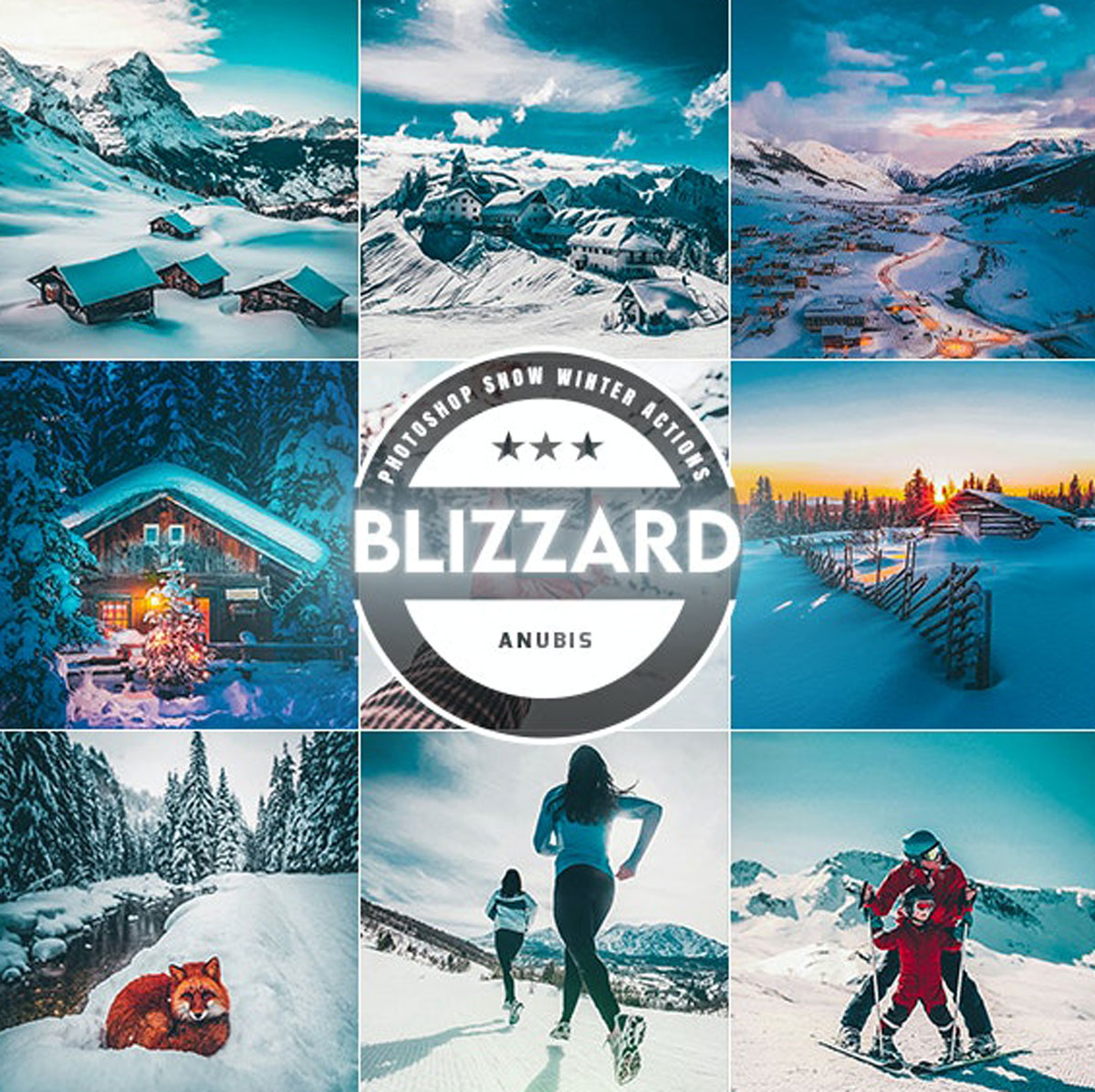 GraphicRiver - Blizzard Photoshop Action 26328779