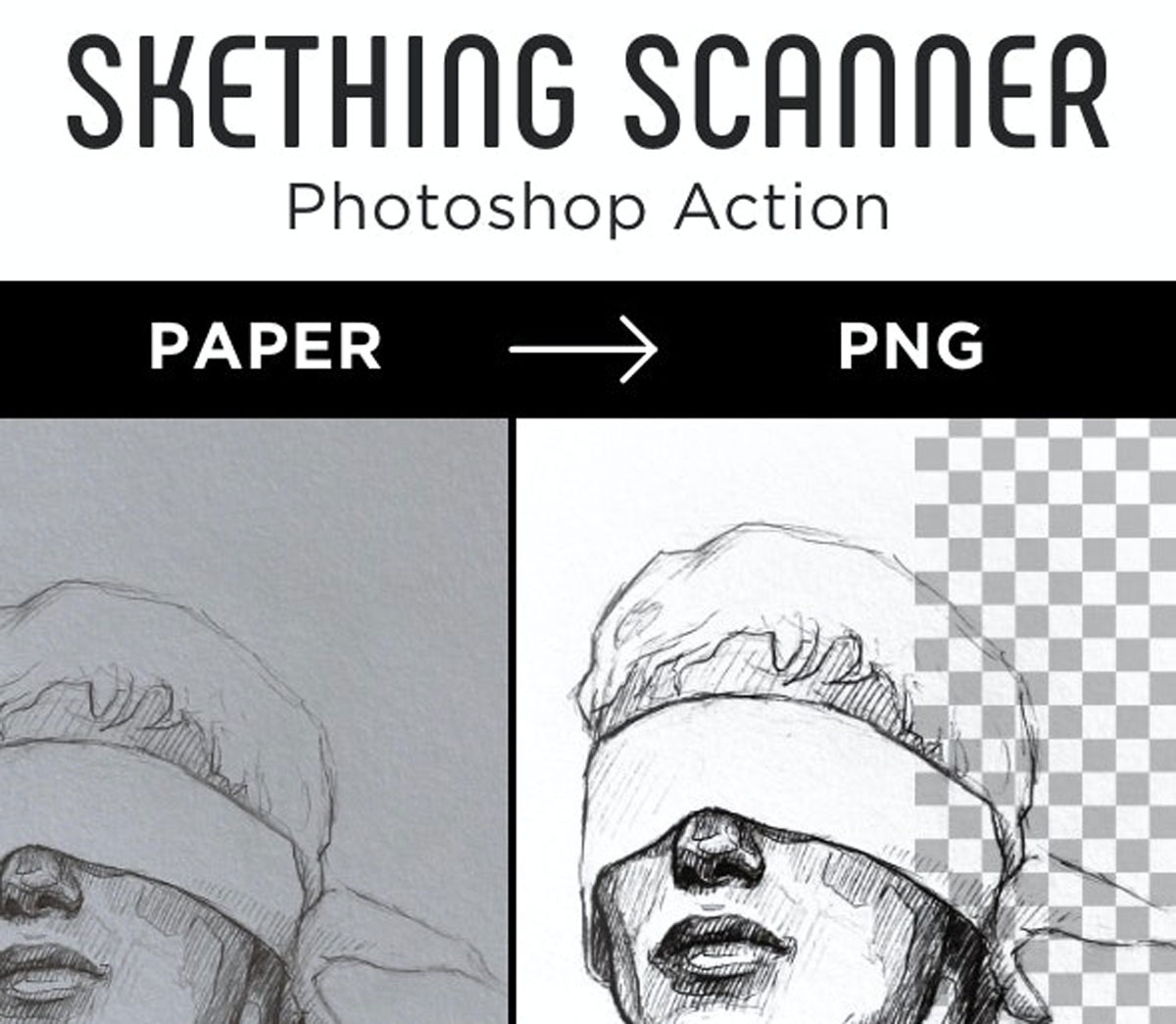 Sketching Scanner Photoshop Action 26507358