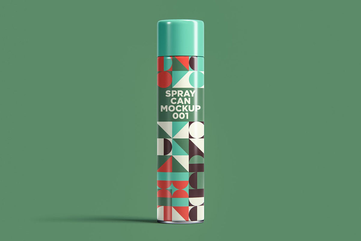 Spray Can Mockup 001