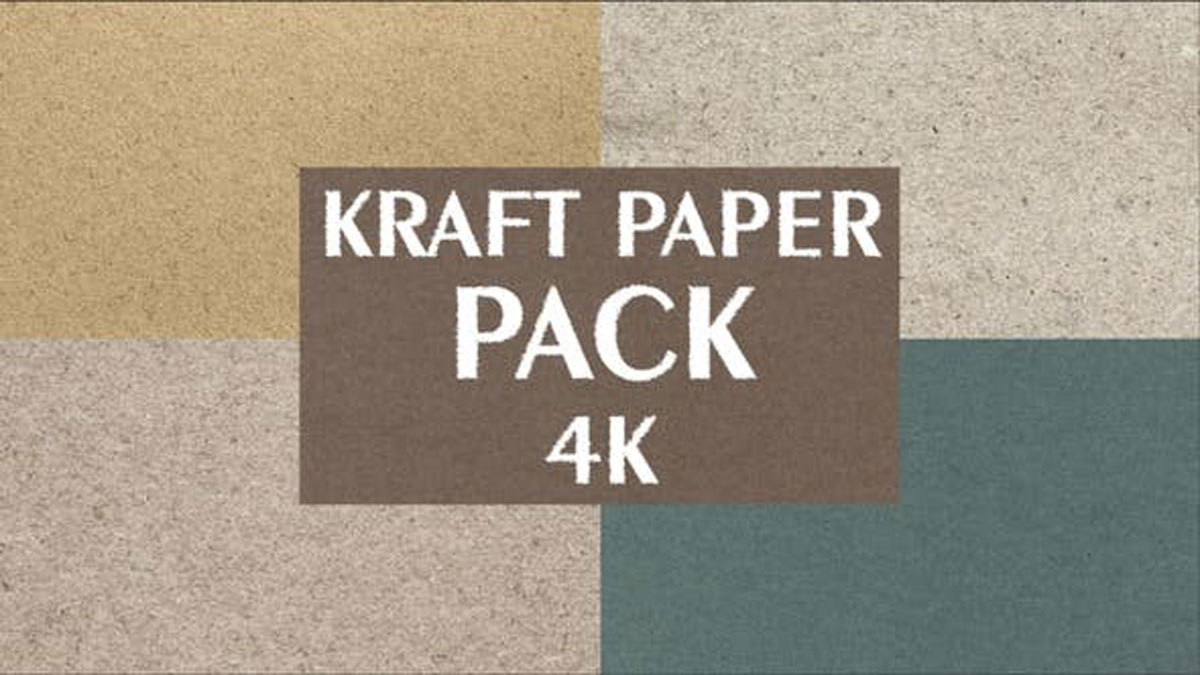 Videohive 4k Kraft Paper Pack 25759832