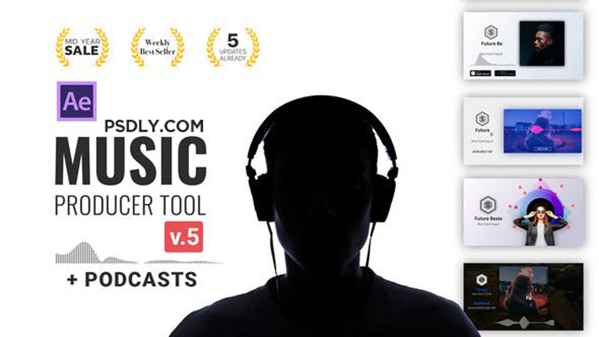 Videohive Audio Visualization // Music Producer Tool V4 24314482