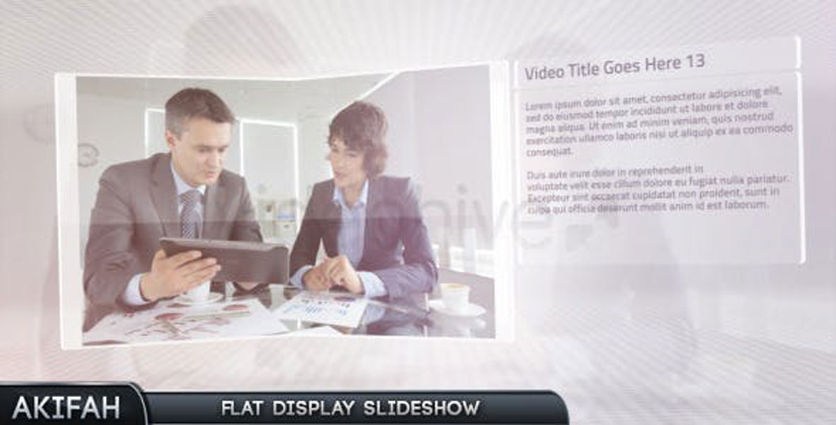 Videohive Flat Display Slideshow 4991109