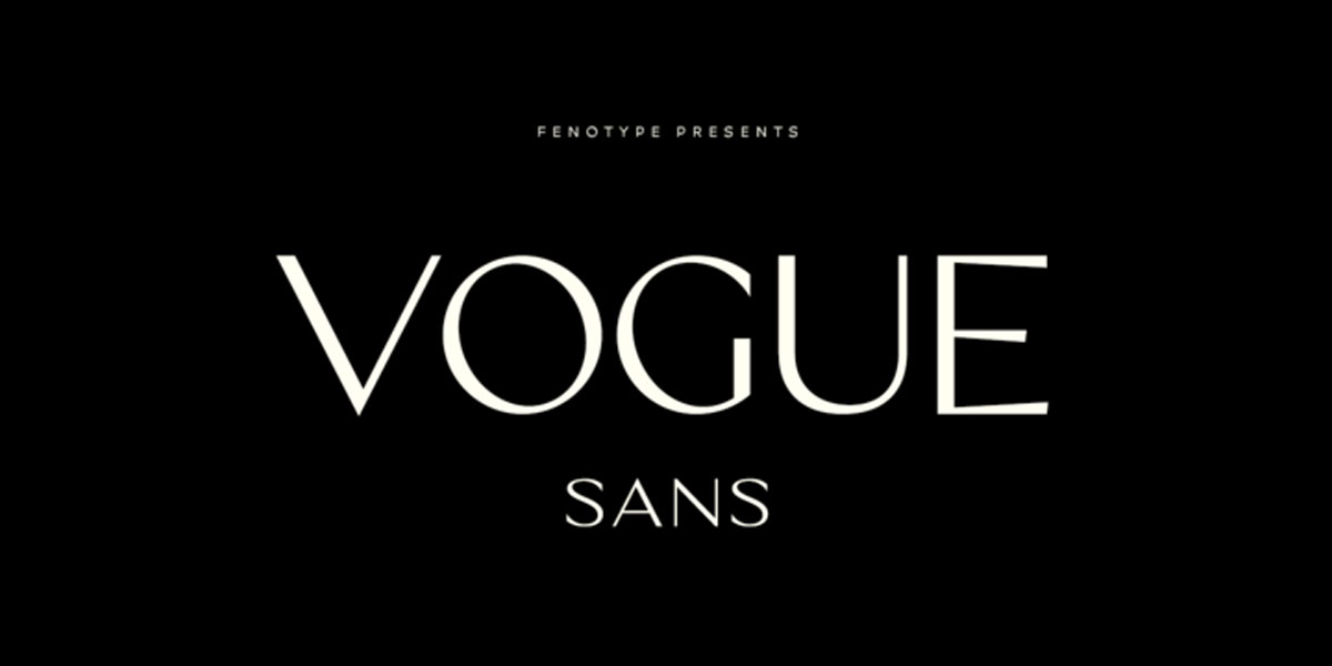 Vogue Sans Font Family