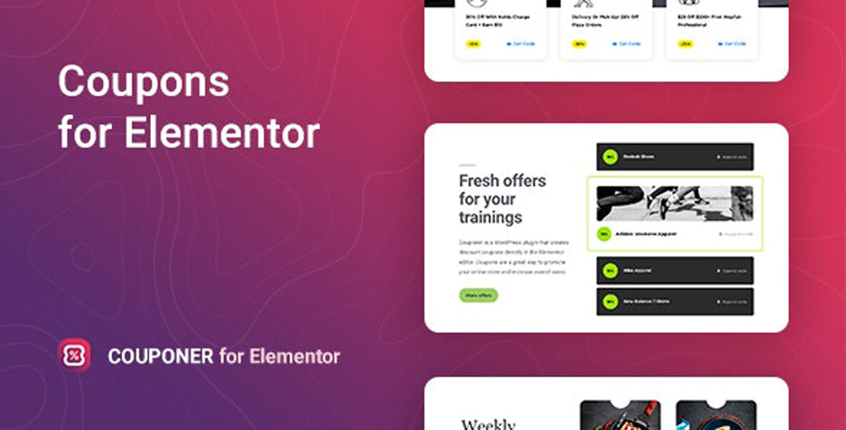 CodeCanyon Couponer v1.0.0 Discount Coupons for Elementor 27835107
