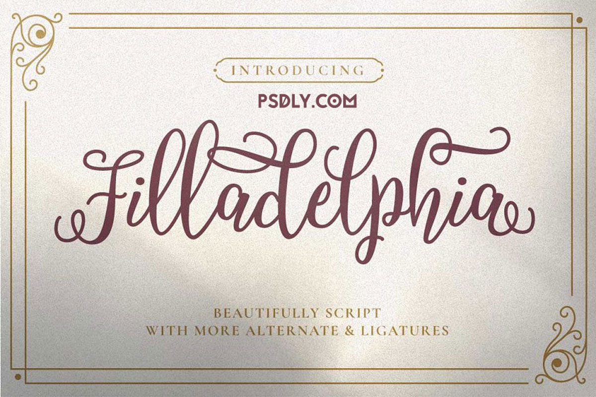 Filladelphia - Beautiful Script