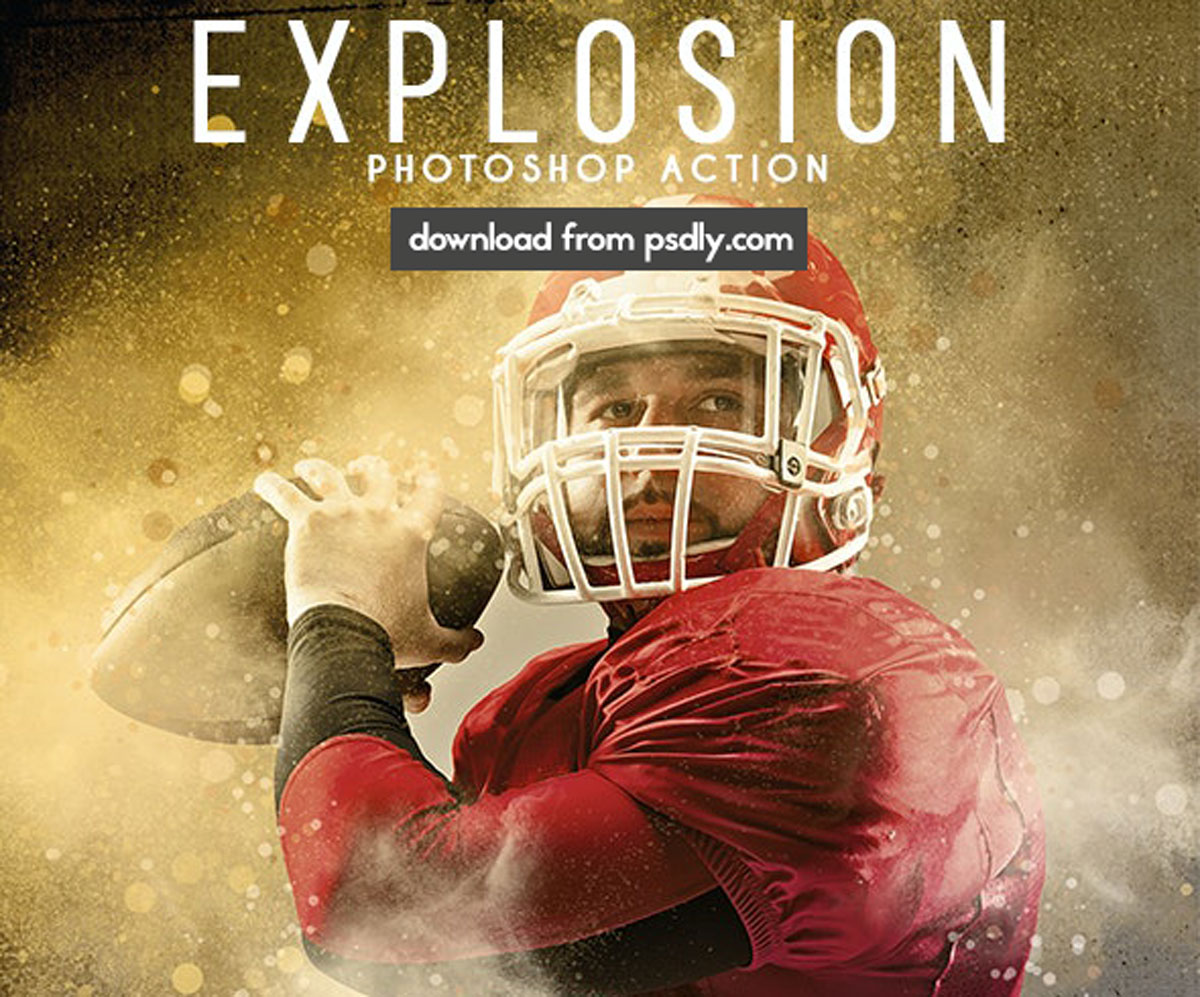 GraphicRiver Explosion Photoshop Action 26570473