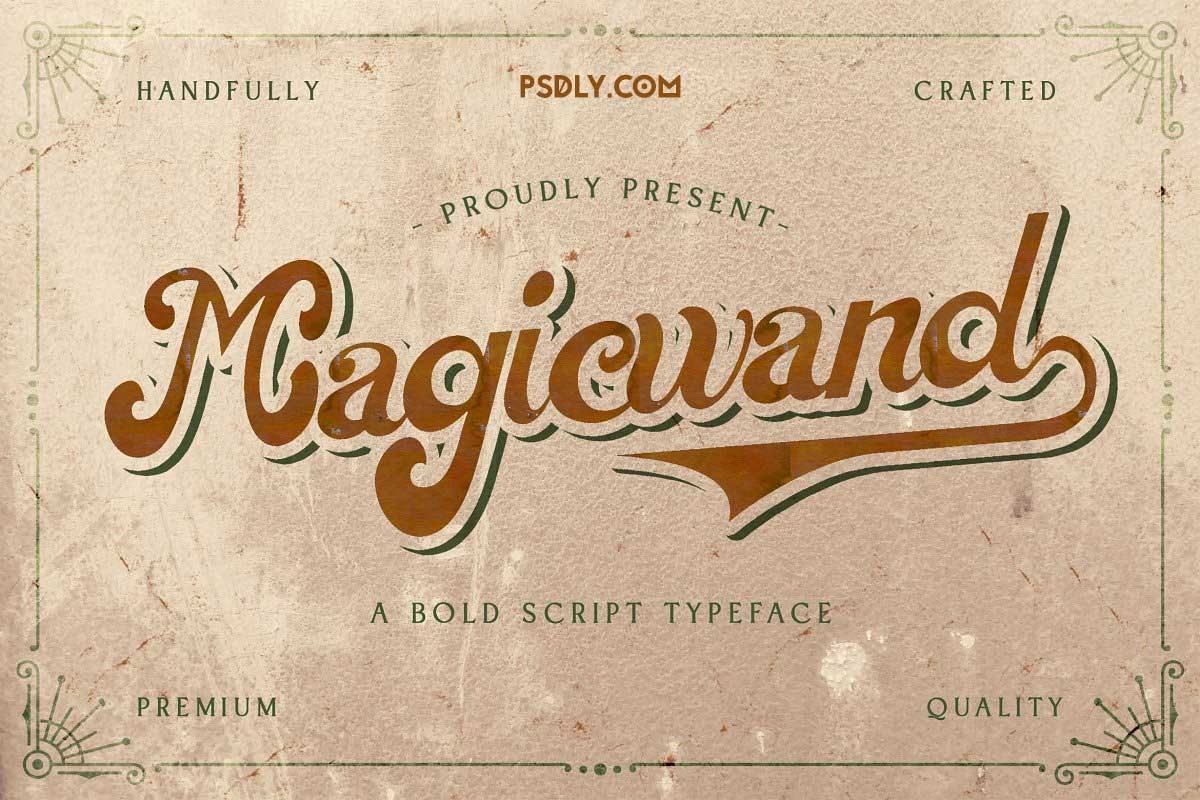 Magic Wand - Bold Script Font