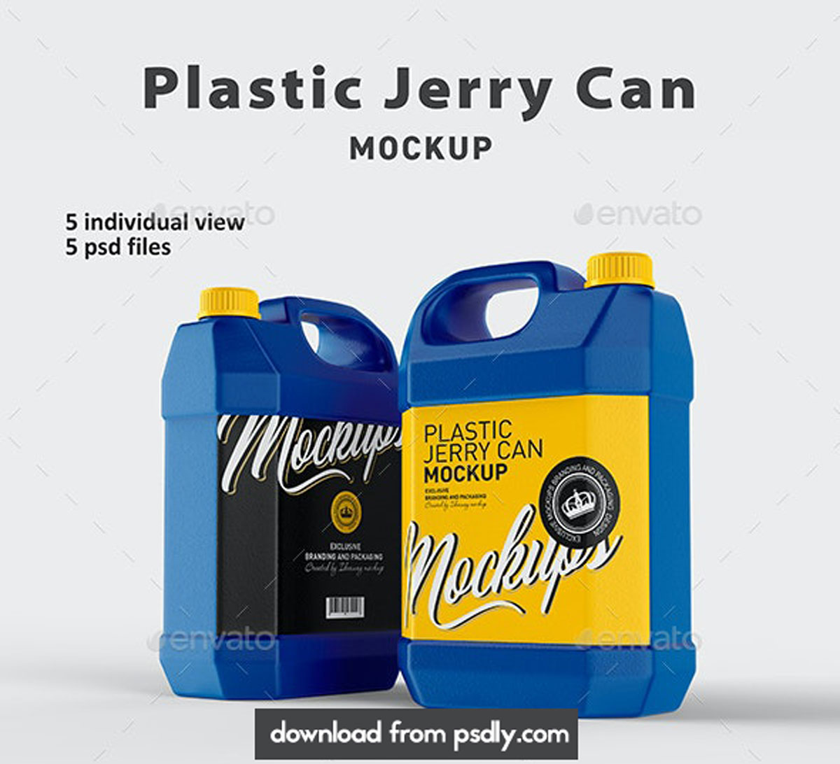 Plastic Jerry Can Mockup 26561750