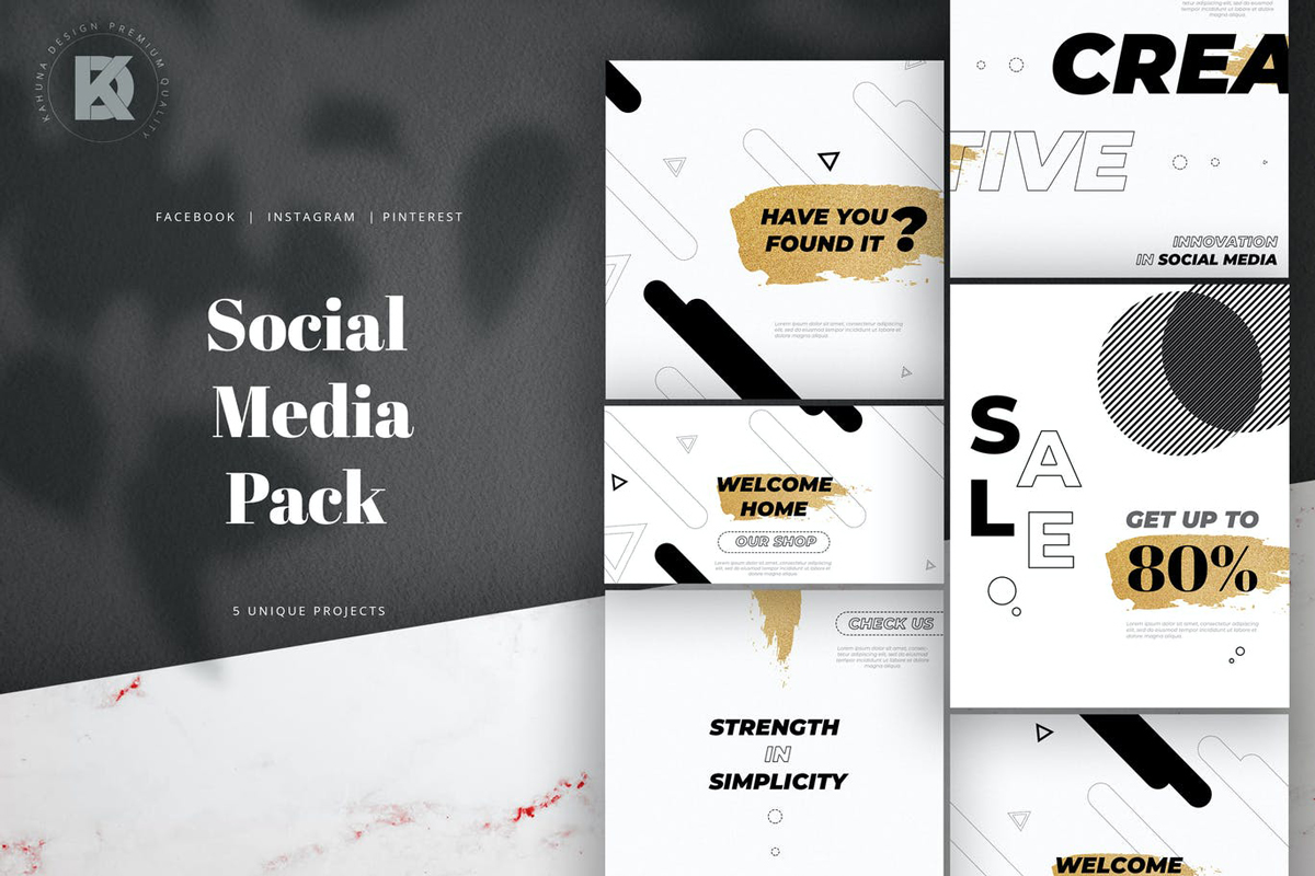 Sale & Quote Social Media Pack