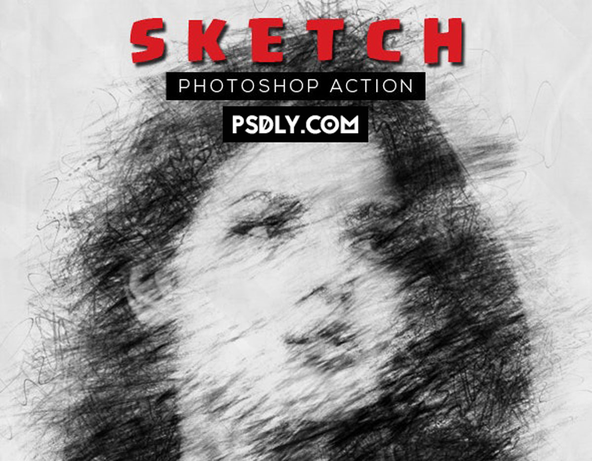 Sketch Photoshop Action 26428215