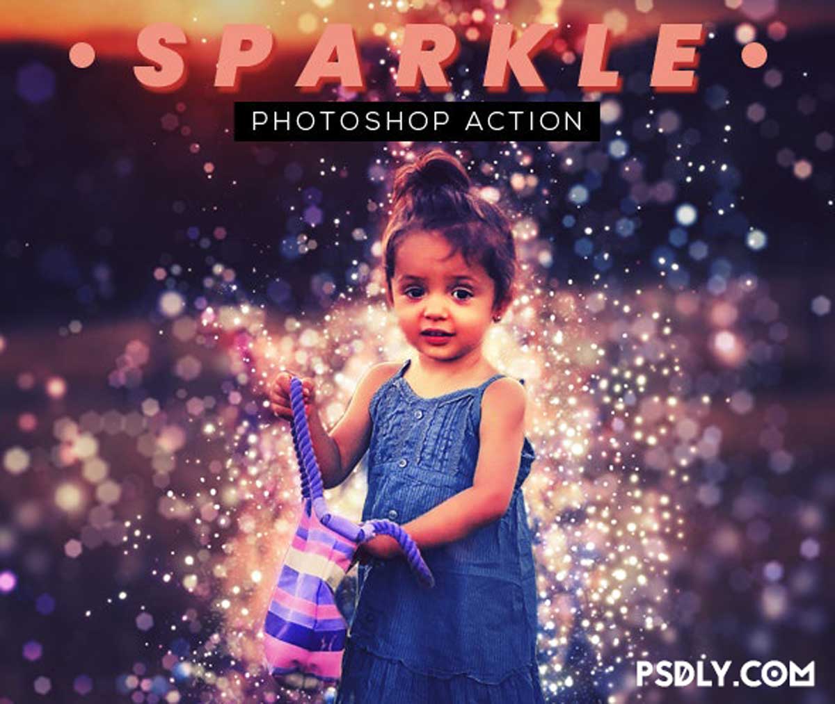 Sparkle Photoshop Action 26451786