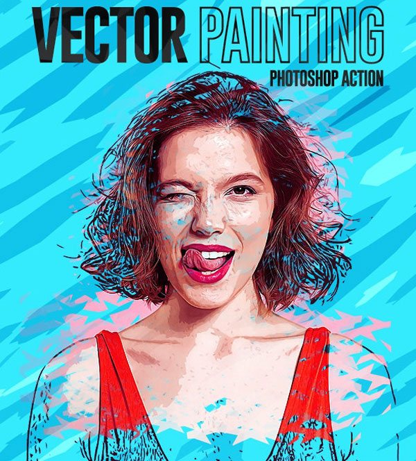Vector Painting Effect Photoshop Action 26992554