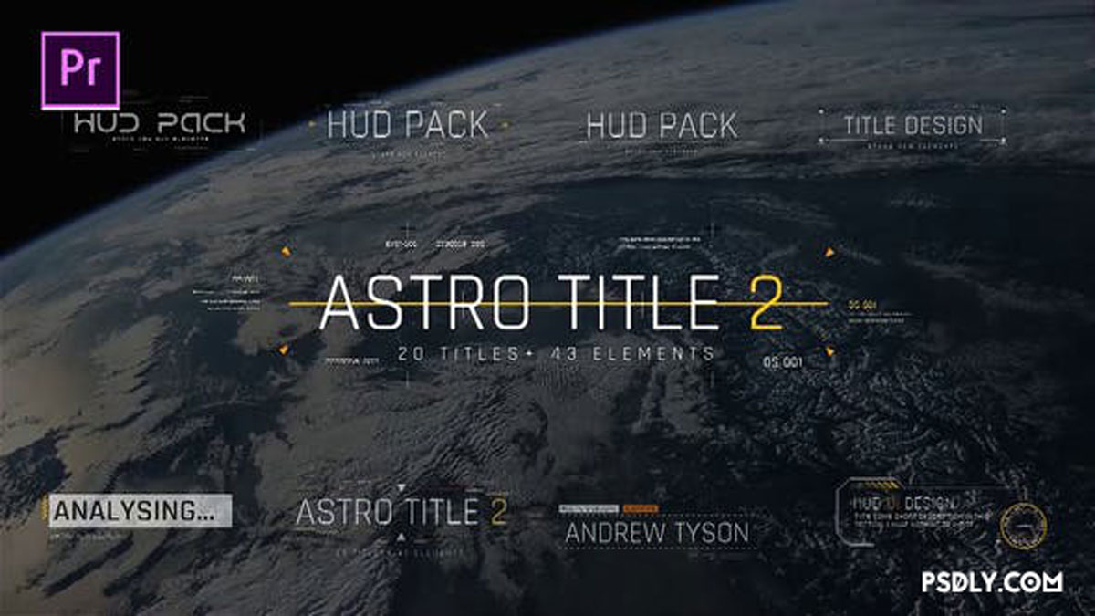 Videohive Astro Title 2 27881003