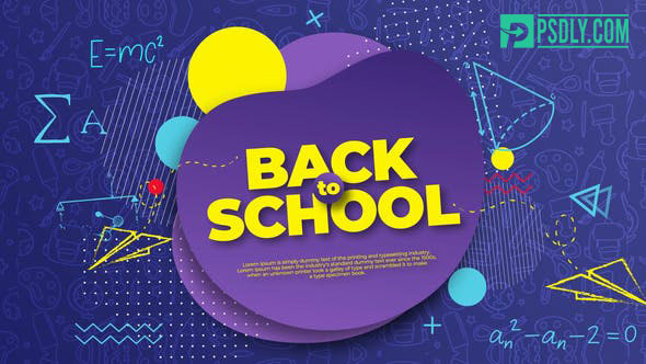 Videohive Back to School Intro Opener 28275390