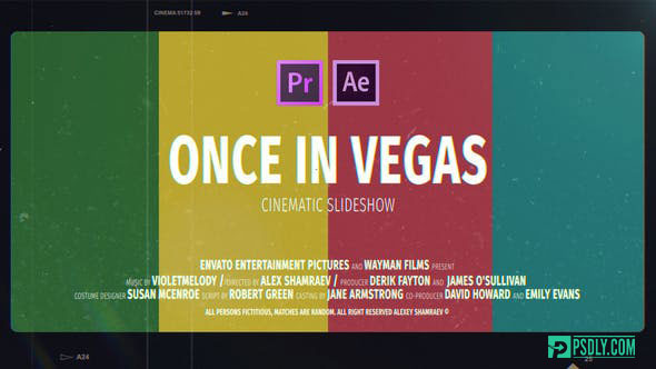 Videohive Cinematic Slideshow Once In Vegas 24577742