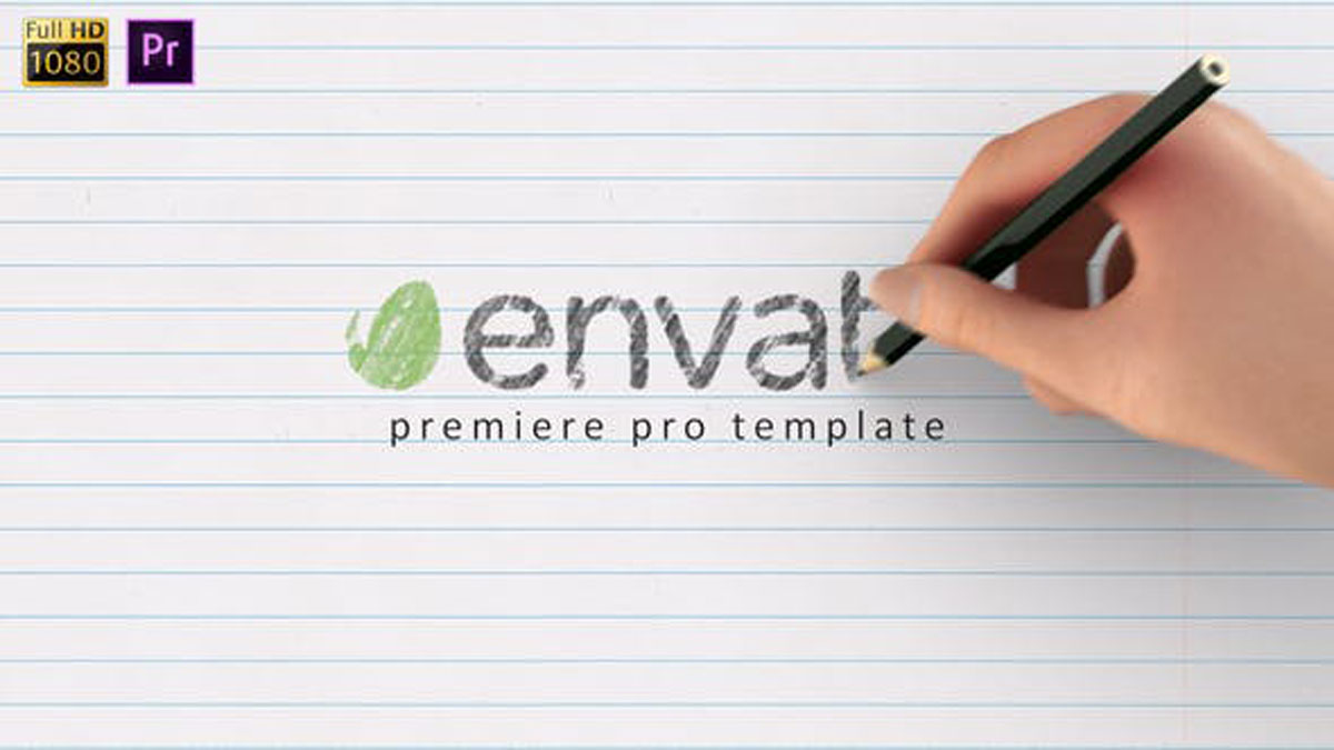 Videohive Drawing Logo Premiere Pro 27800884