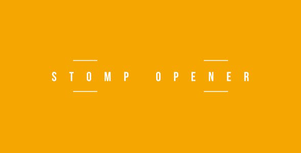 Videohive Fast Stomp Opener 20987410