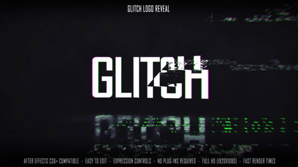 Videohive Glitch Logo Reveal 23447183