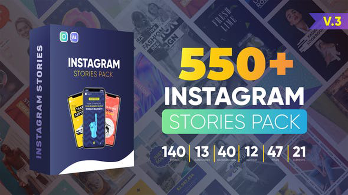 Videohive Instagram Stories V3 24119749