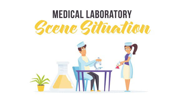Videohive Medical laboratory Scene Situation 28256257