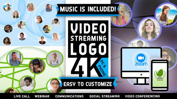 Videohive Video Call Connected Conference Logo 27234405