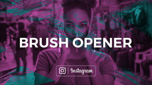 Videohive Brush Opener 23186120