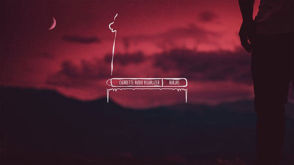 Videohive Cigarette Audio Spectrum Music Visualizer 28410300