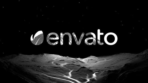 Videohive Dark Landscape B&W Fantasy Logo Reveal 20398445