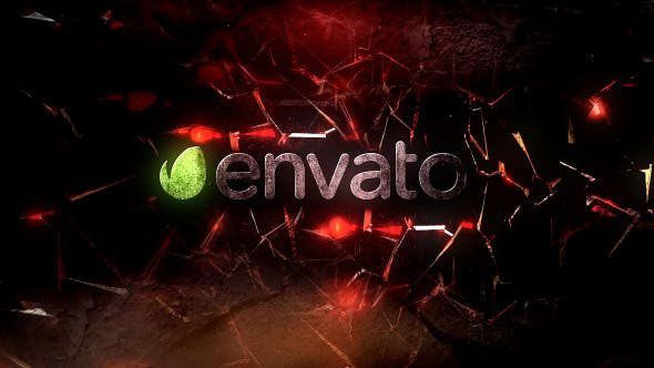 Videohive Fire in Crack Logo 9543101