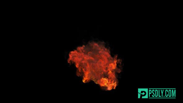 Videohive Fire with Smoke 27250039