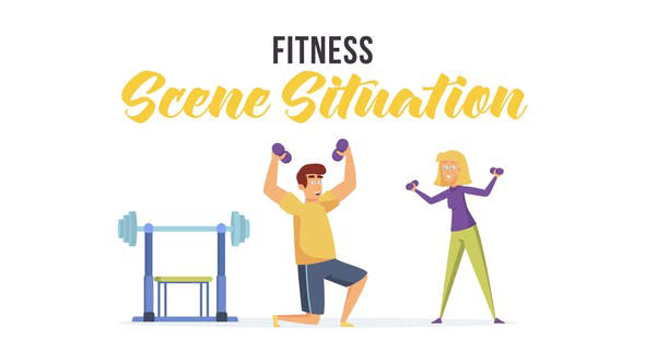 Videohive Fitness Scene Situation 28479771